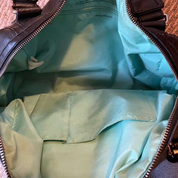 MATT By NAT & MATT Vegan Leather Shoulder Bag Black - Picture 4 of 4